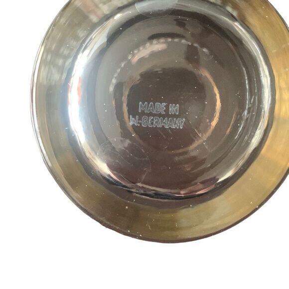 Vintage Riter Bier Beer Dortmunder .25 Liter Gold Rim Glass West Germany Rare - Picture 4 of 11